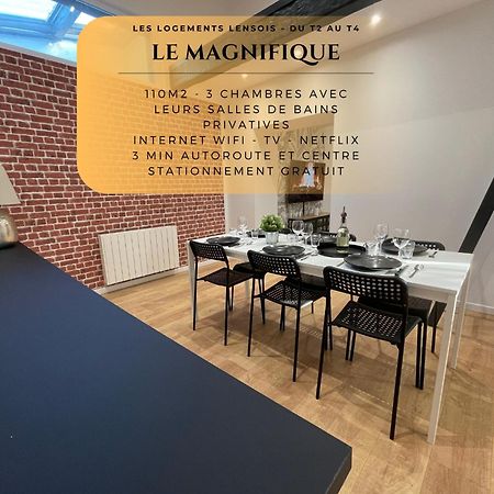 Les 3 Suites - 6 Personnes - 3 Chambres Avec Sdb Privatives Lens Buitenkant foto